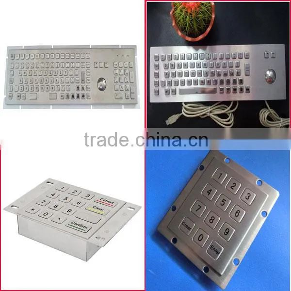 All Kinds of Metal Keyboards/kiosk Metal Keyboard/industrial Metal Keyboards