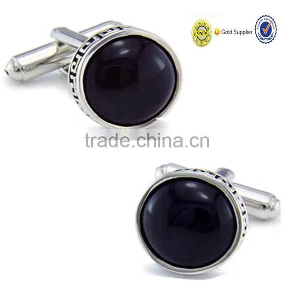 Stone Black Cufflinks/gold Crystal Cufflink/