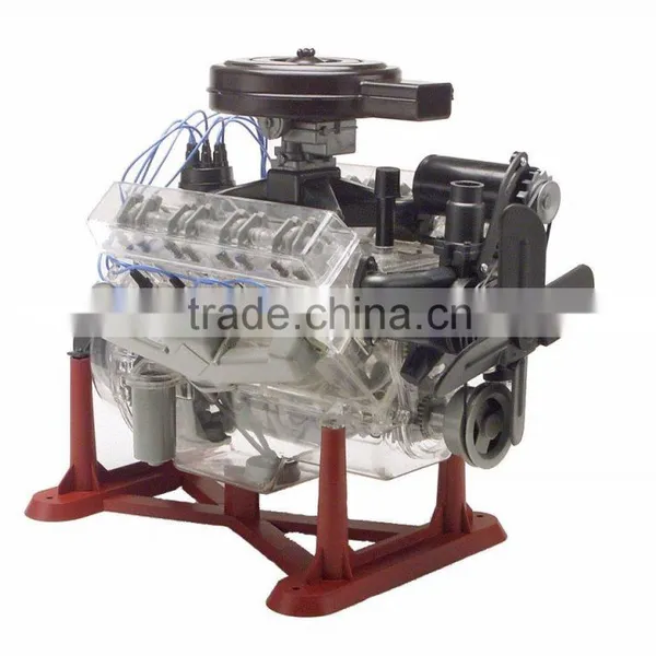 Micro Engine Revell 85-8883 1/4 Visible V-8 Engine Plastic Model Kit, 12-Inch