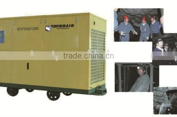 Anti Blasting Portable Screw Air Compressor for Under-coalwell Using
