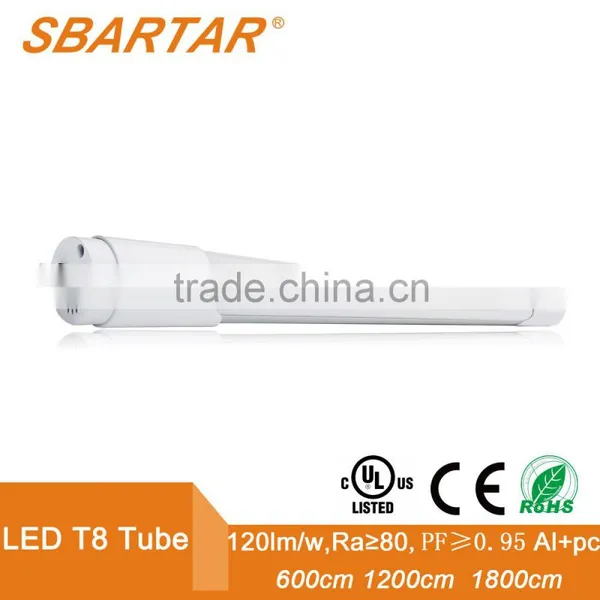 UL CUL DLC Listed High Lumen Residential 150cm 22W LED T8 Tube Lighting 5ft