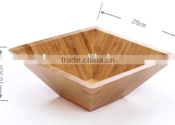 Natural Wooden Fruit Salad Bowl,Bamboo Vegetable Candy Bowl,people Candy Bowl photo-6