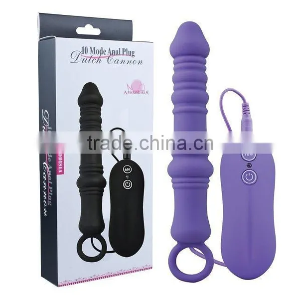 Perfect Experience Silicone Anal Plug With 10 Vibrating Massager Sex Toys For Adult photo-3