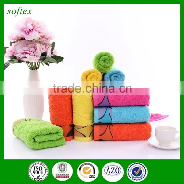 Thick Cotton 32s2 Heart Jacquard New Products 2016 Wholesale Face Towel photo-2