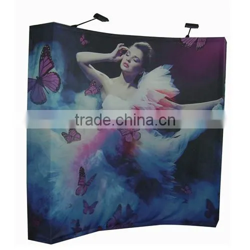 Easy Fold Flat and Curved Fabric Frame Display photo-3