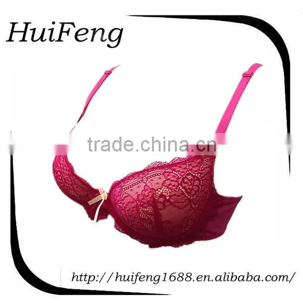 New Arrivals Nylon Push up Red Sexy Straps Underwear Ladies Stylish Good Bra Quality Choice photo-3