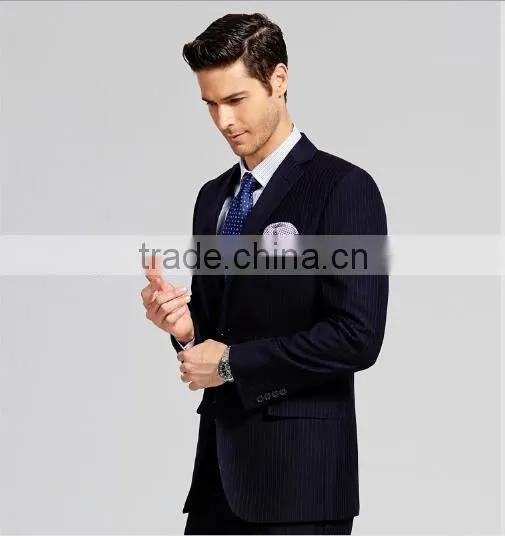 High Quality Men's Business Suits Jacket Blazer and Pants photo-2