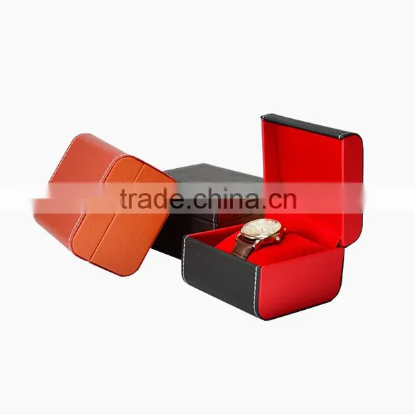 Luxury PU Leather Single Watch Packaging Box photo-4