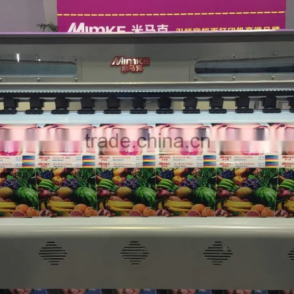 Hot Selling 1.8m * 2 PCS X5 1440DPI High Resolution MIMKE, Inkjet Flex Printing Machines photo-2