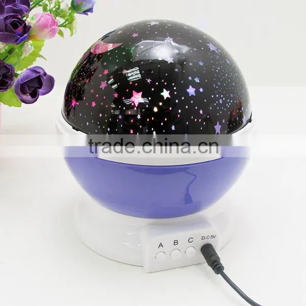Led Kids Muti-color Led Rotating Lamp Light Led Projector RGB Indoor Led Lamp Rotating Room Light photo-4