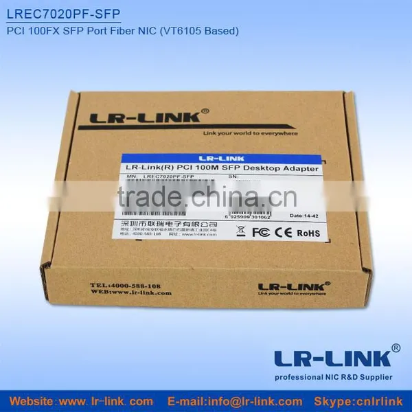 PCI 100FX SFP Port Fiber Network Interface Card (VT6105 Based) photo-6