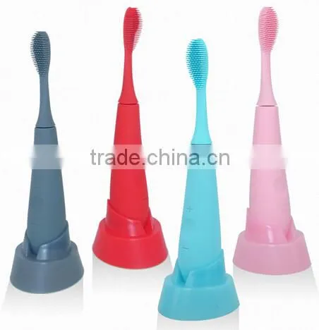 2015 New Product High Quality Sonic USB Charging Electric Silcione Adult Toothbrush