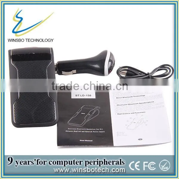 Sun Visor Bluetooth Handsfree Car Kit / Steering Wheel Bluetooth Handsfree Car Kit photo-3