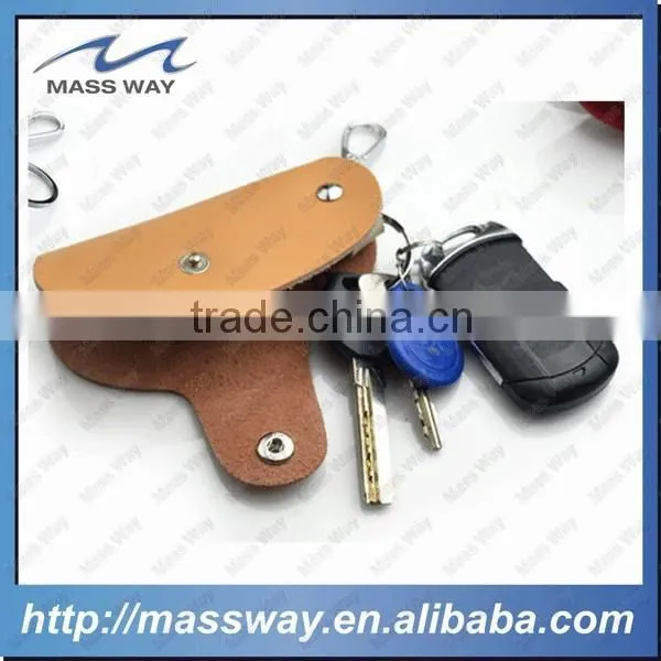 Promotional Custom Fashion Leather Car Key Case Quality Choice photo-6