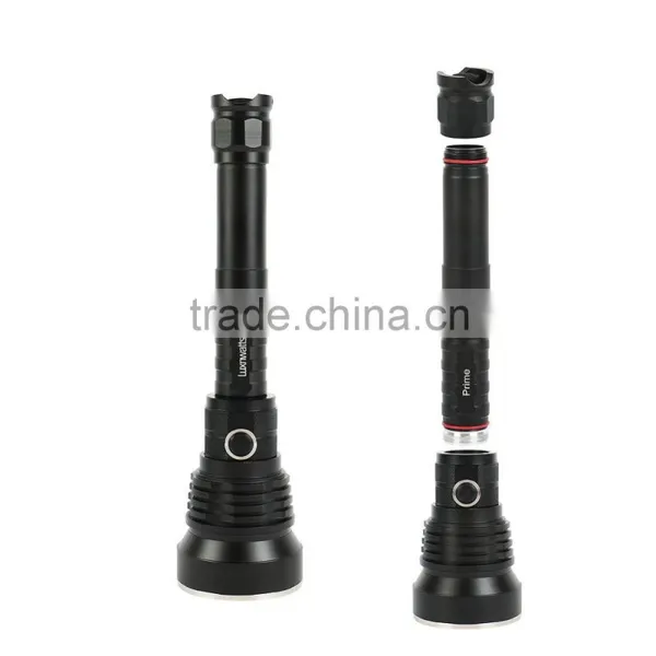 Brand New Design Zoomable Flashlight With Three Modes Led Torch Flashlight photo-2
