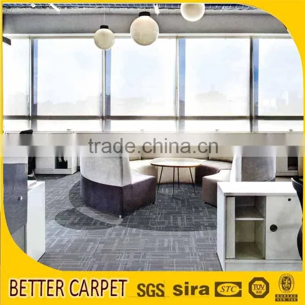 Modern Square Pattern Fire Retardant Nylon Office Commercial Carpet Tile photo-6
