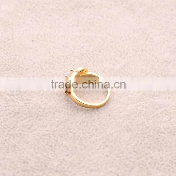 >>>2016 YIWU T&J Women Fashion Korean Style Rings Gold Plated Mouth Rhinestone Crystal Rings for Lady/ photo-6