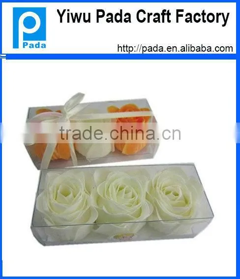 3pieces Rose Flower Paper Soap Gift Set