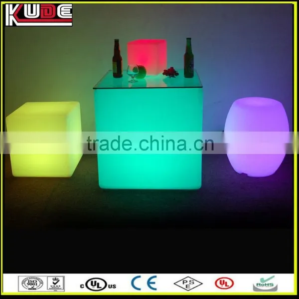 Magic 3D LED Cube RGB Colors Lighting Changing LED Bar Cube Stool For Sitting photo-6