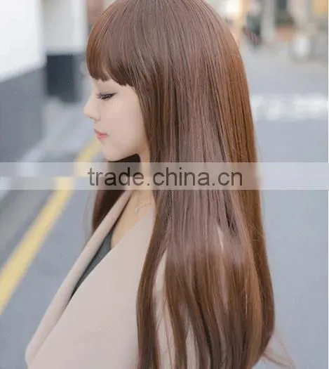 New High Quality Pretty Hair Wigs Japanese Fiber Hair Wigs Long Straight Wigs Synthetic Hair Wig photo-4