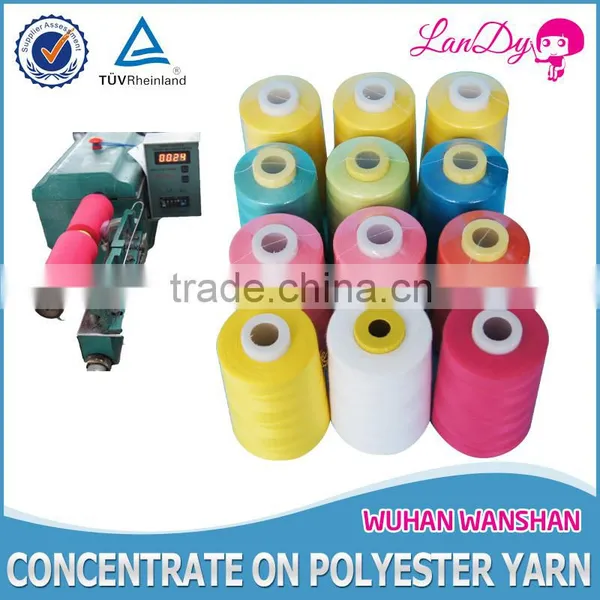 12/3 100% Raw White Spun Polyester Yarn photo-5