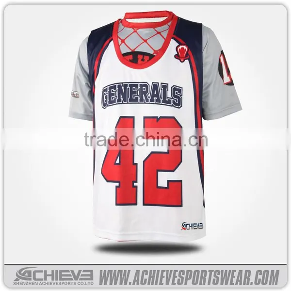 2016 Professional Dye Sublimation Sportswear Reversible Custom Made Lacrosse Jersey photo-3