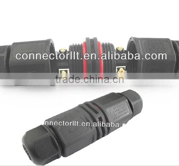 3 Pin Medical Cable Connector Outdoor Lighting Waterproof Connector