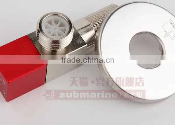 Submarine F-301 Bathroom Design Wall Mounted Brass Chromed Angle Valve