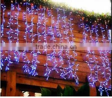 blue led icicle light