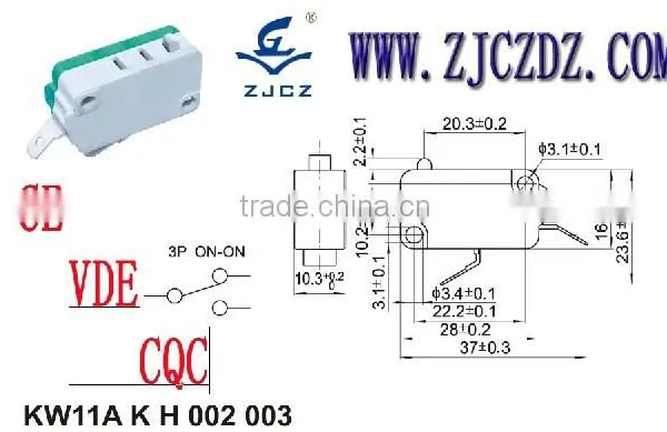 Micro Power Switch for Household Appliances,Snap Action Switch for Oven photo-6