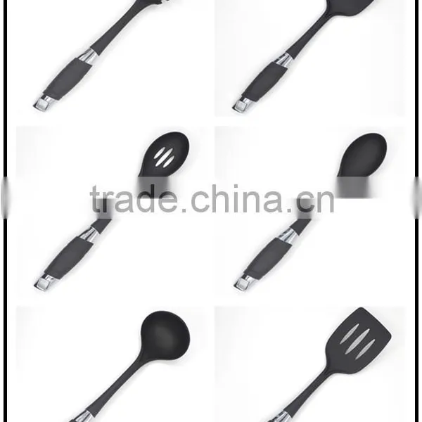 2016 Best Selling FDA LFGB Grade Accessory Cooking Nylon Slotted Spoon photo-2