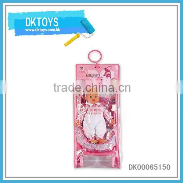 Newest Doll Stroller Toy for Kids With Doll