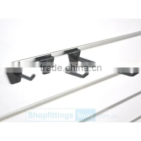 WHITE TOUGHENED PLASTIC SLAT WALL HOOKS photo-3