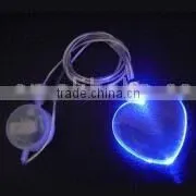 Flashing Necklace With Heart Shape
