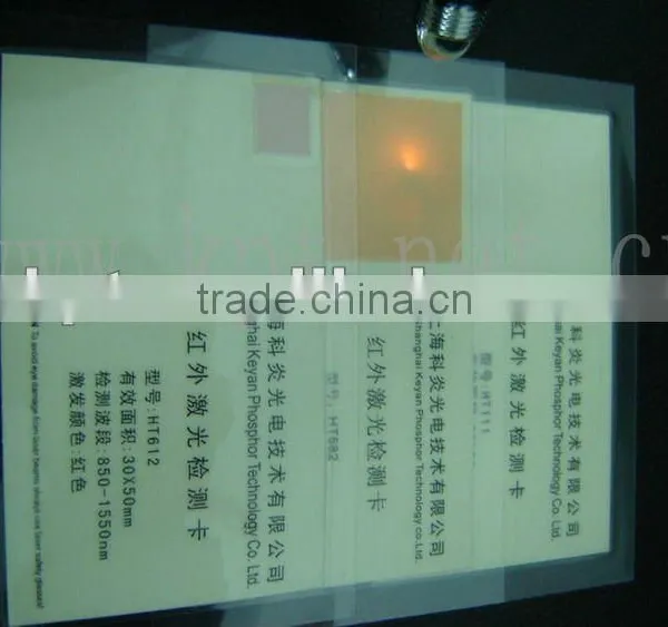 700-1500nm infrared ir detection card