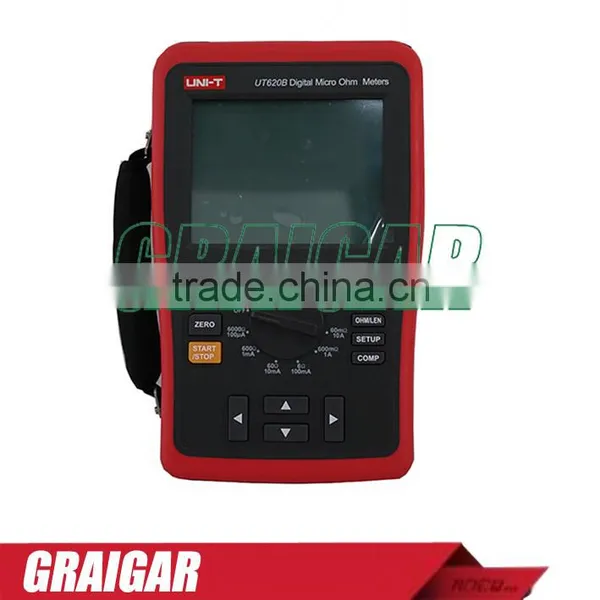 Digital Micro Ohm Meters UNI-T UT620B Low Resistance 10uohm Four-wire Measurement Resistance Meter Wire Length Tester photo-2