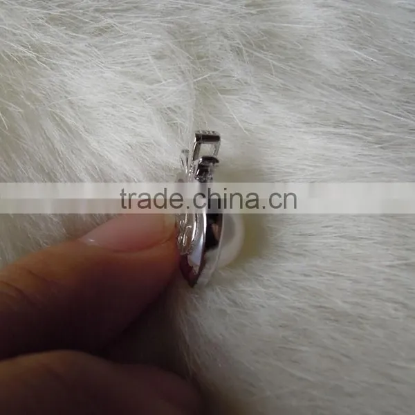 Precious Semi Mounting Pearl Pendant Sterling Silver Jewelry Hot Sale photo-5