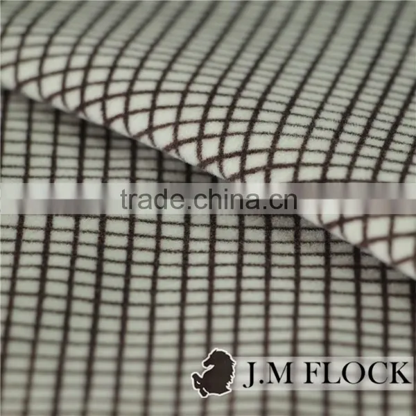 Fabric and Textile Printing Design Flocked Geometric Indoor Furniture Fabric photo-4