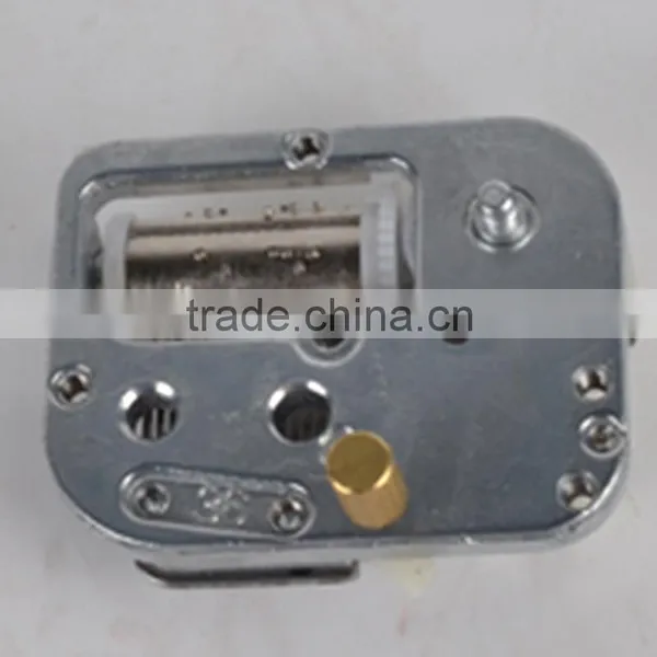 On Off Rotary Switch Underneath Mechanical Mini Clockwork Music Box Movement photo-4