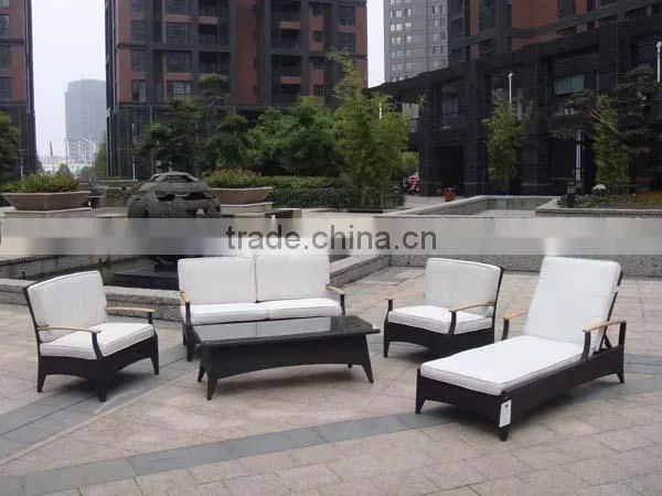 Amazing Garden Rattan Sofa Lounge Chair Set For Sale photo-3