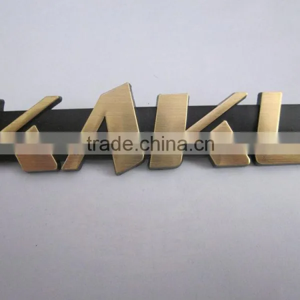 3D ABS Letters Nameplate,ABS Car Sticker,custom Plastic Car Badge Emblem