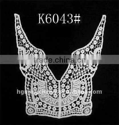 Machine Knited Crochet Cotton Lace Collars, Women Dress/ Blouse Neck Collars Factory photo-6
