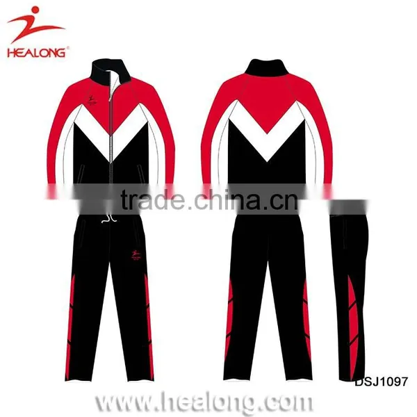Sublimation Customized Soccer Running Tracksuit Training Jacket Manufacturers In Guangzhou photo-3