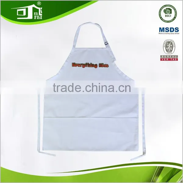 Trade Assurance Poly and Cotton Print White Apron photo-2