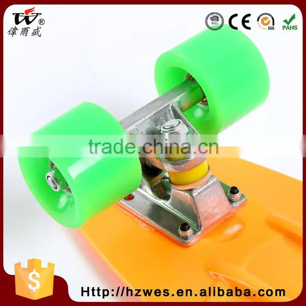 Aluminum Base ABS Deck Material OEM Fish Shape Skateboard photo-5