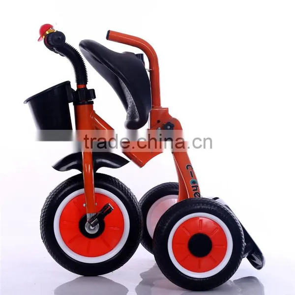 Factory Direct Wholesale Iron Frame Foldable Kids Tricycle Made in China photo-2