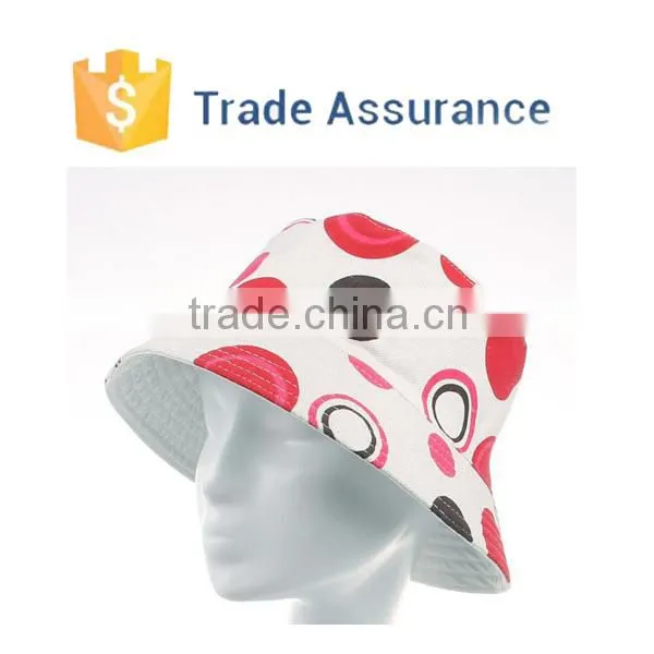 2015 Ladies Womens Colorful Bucket Hat , Summer Printing Bucket Hat, Bucket Sun Hats Caps Wholesale photo-2