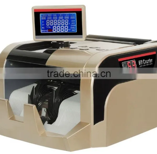 Bill Counter Money Counting Machine Money Detector With UV MG IR MT