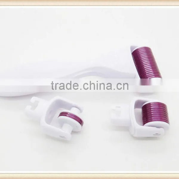 0.3mm Changeable Heads 3 In 1 Functions Microneedle Derma Roller 0.5mm Rolling System For Skin Care Derma Roller Stretch Mark Removal0.2mm photo-5
