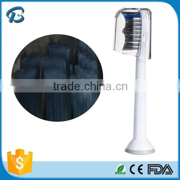 Wholesale Low Price Dental Electric Charcoal Toothbrush Rechargeable HX6014, HX6013 for Philips Black Bristle Toothbrush Head photo-2